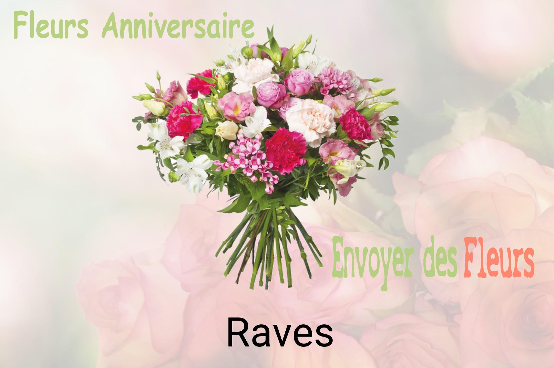 Bouquet de fleurs d’anniversaire livré à Raves
